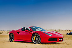 Прокат Ferrari 488 Spider в Дубае - 900$